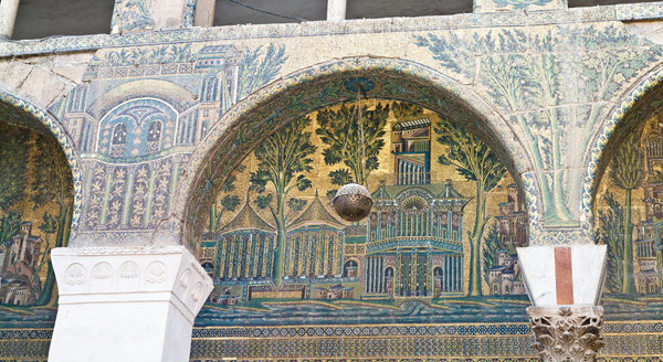 <strong> What is the location of these mosaics?</strong> A) Great Mosque, Kairouan B) Great Mosque, Córdoba C) Great Mosque, Damascus D) Great mosque, Samarra