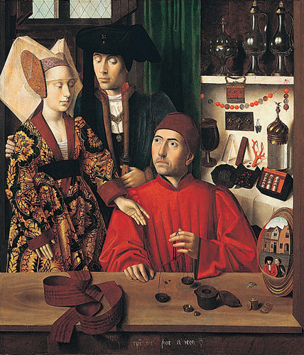 <strong> Who painted A Goldsmith in His Shop ?</strong> A) Jean Fouquet B) Rogier van der Weyden C) Petrus Christus D) Melchior Broederlam
