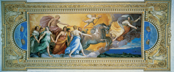 <strong> For which building did Guido Reni paint Aurora ?</strong> A) Palazzo Carignano B) Palazzo Farnese C) Casino Rospigliosi D) Casa Barberini