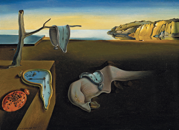 <strong> Which artist painted this image of concrete irrationality, entitled The Persistence of Memory ?</strong> A) René Magritte B) Salvador Dalí C) Joan Miró D) Paul Klee