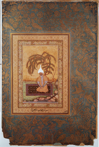 ​   What makes the artist who painted Shah Tamasp unique among the trained Mughal artists of the time? A)  The artist was British. B)  The artist was a woman. C)  The artist was Persian. D)  The artist was elderly.