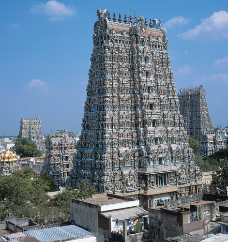 ​   In what century was the Great Temple of Madurai constructed? A)  19th century B)  17th century C)  15th century D)  20th century