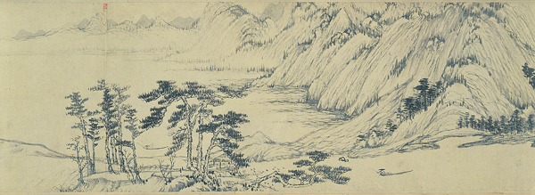 <strong> In what dynasty was this painting by Huang Gongwang produced?</strong> A) Joseon B) Ming C) Yuan D) Qing