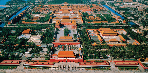 <strong> What modern city encompasses the Ming dynasty Forbidden City?</strong> A) Suzhou B) Shanghai C) Beijing D) Guangzhou