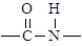The following representation accurately depicts the structure of a peptide group.  