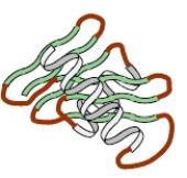 Consider a protein at 25 °C which is heated to 48 °C then cooled back to 25 °C. The following shows schematically the protein structure at these three temperatures, respectively.       25 °C   48 °C   25 °C Based on this information, the enzyme activity will return at the final temperature (25 °C).