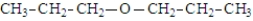The structure for dipropyl ether is:  