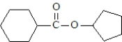 What are the products formed when the following substance undergoes hydrolysis?   A)    B)    C)    D)   