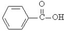 Draw the structure of the product of the condensation reaction of the ethanol with benzoic acid (shown below).  