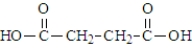 One of the necessary components for fatty acid synthesis is a complex of malonic acid (shown below) and CoA.   The structure of this complex at physiological pH would be:  