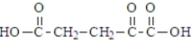 The following compound undergoes oxidative decarboxylation using coenzyme A (CoA)  as the thiol.   Which of the following is a product of this reaction? A)    B)    C)    D)   