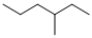 The line structure for   is shown below.  
