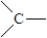 In propyne, the arrangement of bonds around all of the carbon atoms is shown below.  