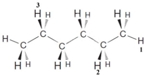 Examine the following structure.   Complete the following statements about this structure. -The IUPAC name for this substance is____________.