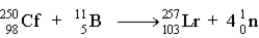 The following reaction would be classified alpha decay.  