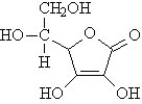 The vitamins A (retinol) and C (ascorbic acid) are shown below. All atoms other than C and H are explicitly shown.     A C Complete the following questions be entered in the appropriate letter (A or C) in the blank provided. -The beaker below contains oil (a compound of mostly carbon and hydrogen) in the upper layer and water in the lower layer. Oil floats on top of the water because it is less dense.   The vitamin that would be the most soluble in the upper layer is ______.