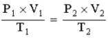 The following is a mathematical expression of Guy-Lussac's law.  
