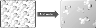 The addition of methanol (CH<sub>3</sub>OH)  to water can be illustrated as shown below.   Based on this image, methanol would be classified as A)  an electrolyte. B)  a strong electrolyte. C)  a weak electrolyte. D)  a nonelectrolyte E)  both an electrolyte and a weak electrolyte. F)  both an electrolyte and a strong electrolyte.