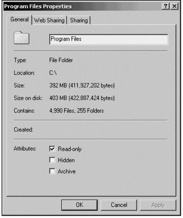   What is displayed in the figure above? A)  Attributes in Windows 2000 Server B)  Folder properties Security tab in Windows Server 2003 C)  NetWare directory attributes D)  NetWare trustee rights for a folder