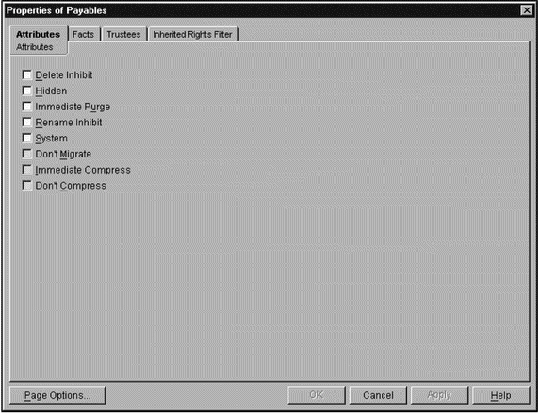   What is displayed in the figure above? A)  Evaluating effective rights in NetWare 6.x B)  NetWare trustee rights for a folder C)  Netware access rights D)  NetWare directory attributes