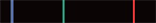 I.   II)    III)      Which spectra, and in which order, would you expect to generate the pink color in the above cloud of gas? A)  II then III B)  I then II then III C)  III then II D)  III