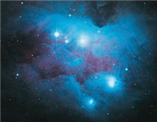   The above image is a/an _________ wavelength image of a reflection nebula. A)  infrared B)  visual C)  radio D)  X-ray