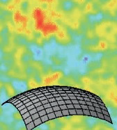 <strong> Which of the following simulated curvatures best matches the above observations of non-uniformity (i.e., irregularities) in the CMB?</strong> A) B) C) D) All of the other choices are correct.