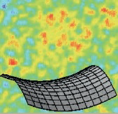 <strong> Which of the following simulated curvatures best matches the above observations of non-uniformity (i.e., irregularities) in the CMB?</strong> A) B) C) D) All of the other choices are correct.