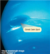    The visual wavelength image shown above is of Uranus.