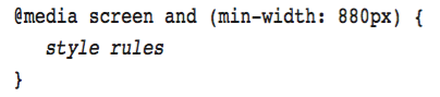   Referring to the figure above, the word min-width represents a A)  media type. B)  media feature. C)  media query. D)  logical operator.
