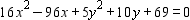 Select the graph of the ellipse.   A)    B)    C)    D)    E)   