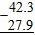 Subtract.   A)  14.2 B)  15.4 C)  14.4 D)  14.5 E)  13.4