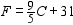 The equation   can be used to convert from degrees in Celsius to degrees in Fahrenheit. Identify the graph of the equation. A)    B)    C)    D)    E)   