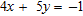 Change the equation to slope-intercept form.   A)    B)    C)    D)    E)   