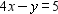 Graph the linear equation.   A)    B)    C)    D)    E)   
