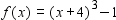 Draw the graph using a translation of the graph of   .   A)    B)    C)    D)    E)   