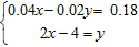 Solve the system by substitution method, if possible.   A)    B)    C)    D)  infinitely many solutions, dependent equations E)  no solution, inconsistent system