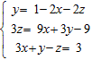 Solve the system of equations. If the system is inconsistent and thus unsolvable, so indicate; if the system is dependent and thus has infinite solutions, write your answer in terms of ordered triple.   A)    B)    C)    D)  inconsistent
