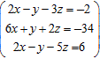 Use Cramer's rule to find the solution set of the system.   A)  x = -4, y = 6, z = -3 B)  x = -6, y = 3, z = -3 C)  x = -5, y = 4, z = -4 D)  x = -4, y = 4, z = -4 E)  x = -5, y = 5, z = -6