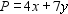 Maximize P subject to the constraints.     A)    at   B)    at   C)    at   D)    at   E)    at  