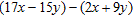 Simplify the expression.   A)    B)    C)    D)    E)  none of these