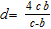 Solve   for c . A)    B)    C)    D)   