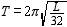 The period of a pendulum is the time it takes to swing from one side to the other side and back. The formula   where T represents the time in seconds and L the length in feet, can be used to determine the period of a pendulum (see the figure) . Find the period of a 4-feet pendulum. Express your answer to the nearest tenth of a second. A)  2.4 seconds B)  2.9 seconds C)  2.2 seconds D)  2.5 seconds E)  0.8 seconds