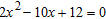 Solve the equation and verify that the sum of the solutions is -   and the product of the solutions is   .   A)    B)    C)    D)   