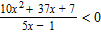 Solve the inequality.   A)    B)    C)    D)    E)  no solution