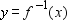 Find the inverse of the given function and express it in the form   . Verify the result by showing that   .   A)    B)    C)    D)    E)   