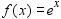 Graph the exponential function   . Graph the exponential function   on the same axes in order to compare them. A)    B)    C)    D)    E)   