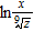 Use the properties of logarithms to write   as a sum, difference, or product of logarithms. Assume x and z are positive numbers. A)    B)    C)    D)   