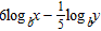 <strong>Assume that x , y , and b ( b โ 1) are positive numbers. Use the properties of logarithms to write the expression in terms of the logarithms of x and y . </strong> A) B) C) D) E)