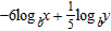 <strong>Assume that x , y , and b ( b โ 1) are positive numbers. Use the properties of logarithms to write the expression in terms of the logarithms of x and y . </strong> A) B) C) D) E)